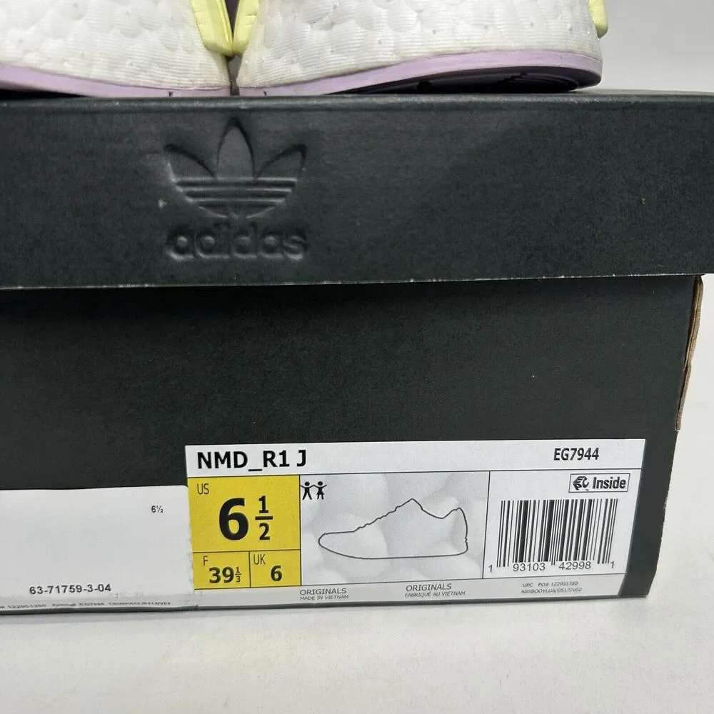Adidas NMD R1 Boost J “Pastel Pink/Rainbow” 2024 - Picture 5 of 5